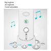 2 Way Voice Intercom for Home, Home Intercom System, 3280ft Open Distance, Adjustable Volume, for Elderly Caregivers (White)
