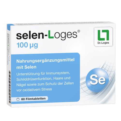 selen-Loges® 100 µg – 60 Film-Coated Tablets – Dietary Supplement with Selenium