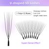 SEEDEW 5D U Shape Lashes D Curl 0.07mm