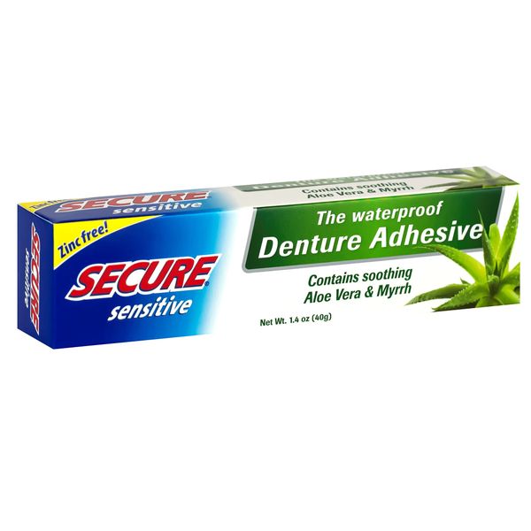 Secure Sensitive, Denture Adhesive, 1.4 Oz (40 G)