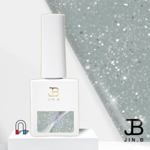 Gracia Jinbi Snow Day JBI-MG-17 Magnetic Glitter Color Gel Nail