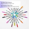 SHARPIE Glam Pop Permanent Markers, Ultra Fine Point, 24 Count
