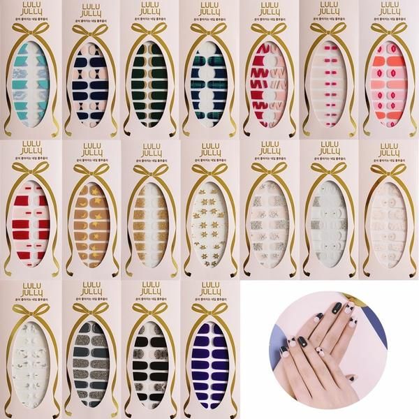 Nail Art Self Nail Sticker 1pc (W8E160B)