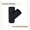 Woodriver Dust Connection 5" X 5" X 5" Y Fitting For Dust Collection System