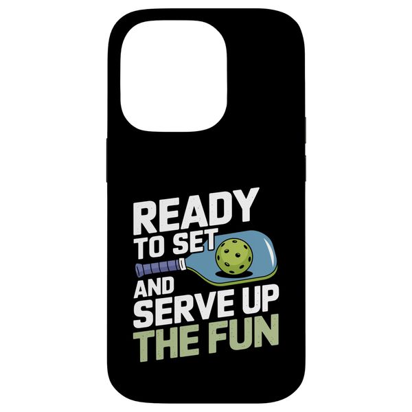 iPhone 14 Pro Pickleball Theme Party Equipment For Paddle Tournament Case