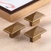 CILEYTION 10-Piece Cabinet Knobs - Antique Brass Cupboard & Drawer Handles