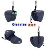 Magic Products 3 Golf Ball Case, Soft Glossy, Versatile Storage, Convenient Functions, navy blue reverse, Japanese