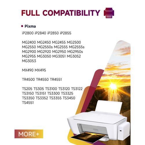 Sunnieink PG-545XL Ink Cartridges Black, 545 Black Ink Cartridge Replacement for Canon 545 Ink Cartridges, Printer Ink PG-545 Black for Pixma TS3300 TR4500 TS3450 MG2550s TS3150 MX495 MX490 TR4550