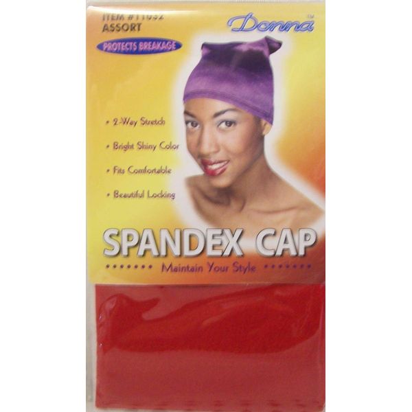 Donna Collection Red Spandex Cap