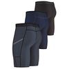 DEVOPS Men's Compression Shorts Underwear with Pocket (3 Pack) (2X-Large, Black/Charcoal/Navy)