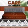 Fleece Bed Sheet King Size | Thermal Extra Warm Bottom Sheet | Burnt Orange