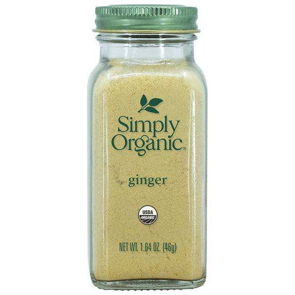 Simply Organic Ground Ginger Root, Certified Organic | 1.64 oz | Pack of 3 | Zingiber officinale Roscoe