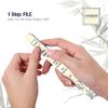 Onsen Secret Essential Nail Reboot Kit (Serum) - Professional Nail File, 3-Way Nail Buffer Block Nail File w/Replacement Pads & Nail Strengthening Cuticle Cream for Healthy Nails