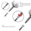 Damaged Screw Extractor Speed Out Drill Bits 6 PCS Tool Set Broken Bolt Remover