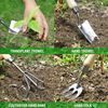 WORKPRO Garden Tool Set, 7-piece set, stainless steel gardening tools