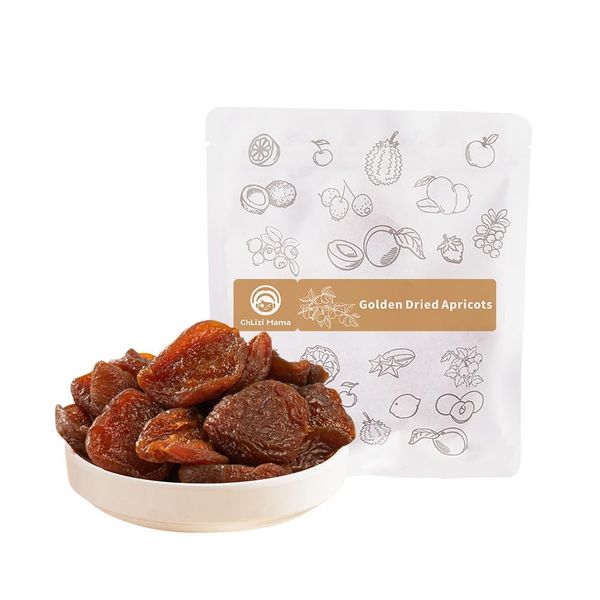 Ch Lizi Mama Dried Apricots Pitted No Added Sugar Soft and Glutinous Texture Snacking Individually Packed