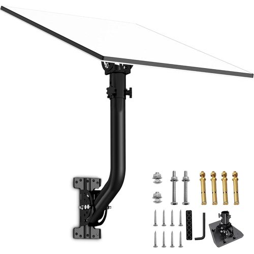 Starlink Gen 3 Standard Wall Mount, Adjustable Tilt 160 Degree for Better Signal, Starlink Mounting Kit for Starlink Internet Kit Satellite, Compatible with Starlink Standard Gen3(V3) Dish