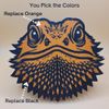 Bearded Dragon Trailer Hitch Cover Cap. Fits 2 inch Receiver. Customize your...