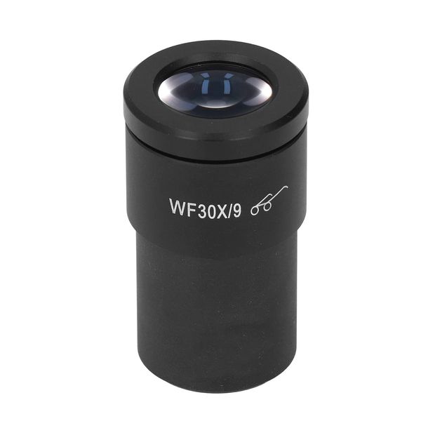 WF30X/9 Microscope Eyepiece Lens High Eye Point Wide Field 30mm Interface for Stereo Microscope Adapter Accessory