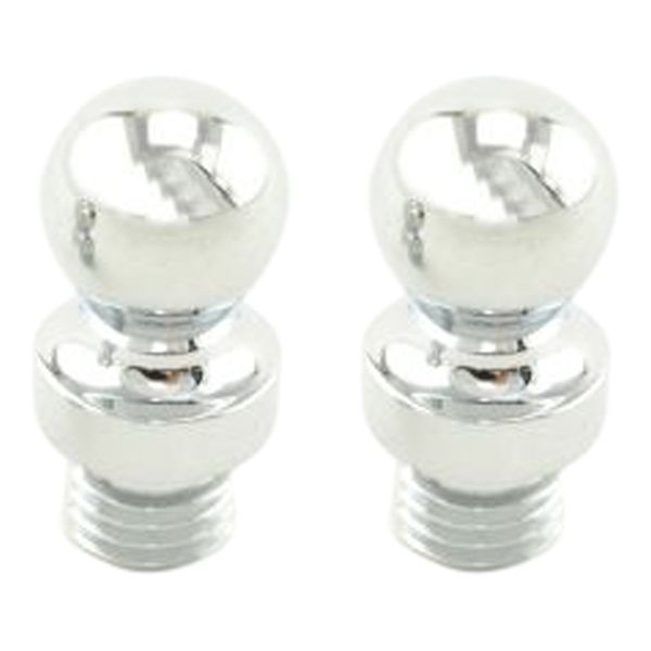 Baldwin 1080260I Ball Tip Hinge, Bright Chrome