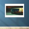 Spiffing Prints Edward Hopper - Nighthawks - Medium - Matte - Framed