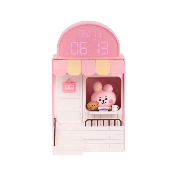 Solomon Shoji BT21 WEB Pre-Sale Cafe Clock (COOKY) CAFE CLOCK BT21-RDC-CF-CK Desk Clock Lamp Light