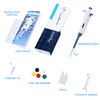 Adjustable Micropipette 0.5ul-10ul, Single Lab Pipette High-Accurate Micro Pipette