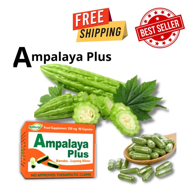 Ampalaya Plus 90 Capsules( Natural Supplement For Blood Sugar Support)