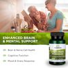 Swanson Lion's Mane Mushroom Capsules - 500 mg Each, 60 Capsules - Herbal Supplement Supporting Cognitive Function (2 Pack)