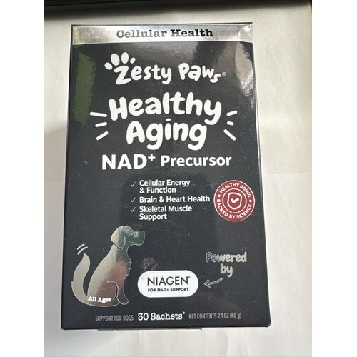 Zesty Paws NAD+ Precursor Supplement for Dogs - 30 sachets - exp 11/2025