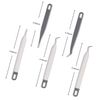 Weeding Tools for Vinyl, Basic Tools Set Weeder Tweezers Crafting Basic Accessories Set Kit for Cricut Silhouette Sewing, Grey