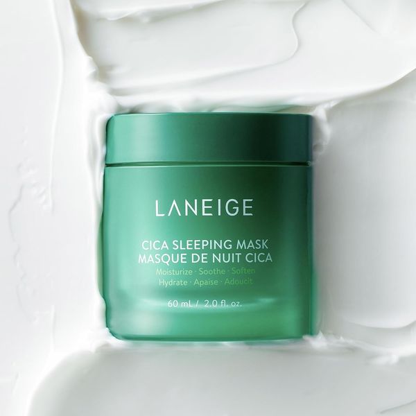 LANEIGE Original Cica Sleeping Mask, beruhigende und feuchtigkeitsspendende Nachtmaske, vegan, 60 ml