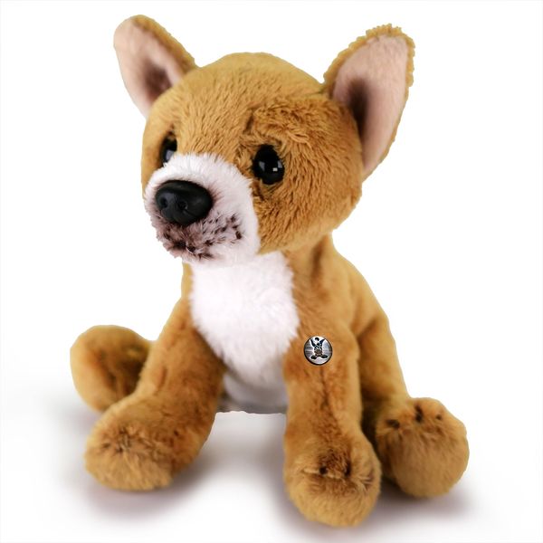 Chihuahua Cuddly Toy Plush Dog Sitting Inka