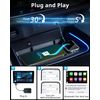 UBeesize Wireless CarPlay Adapter (2025) – Seamless Wireless Upgrade for 2017+ Cars | iPhone & Android Compatible
