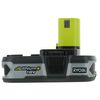 Ryobi P107 One+ 18 Volt Compact Lithium Ion 1.5 Ah Battery Multi Pack (2 Batteries)
