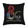 Dungeons & Dragons Dragon Ampersand Logo Throw Pillow