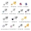2 Pack Ear Piercing Gun Earring Disposable Ear Stud Gun Sterile No Pain Ear Piercing Gun (Gold)