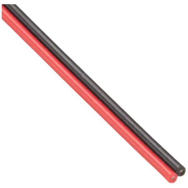 Kyowa Harmonet Thin Diameter 2 Core Parallel Line KFC 0.1SQ X 2C 5m Red/Black
