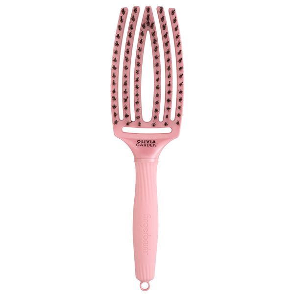 Olivia Garden Fingerbrush Medium Pearl Pink, Pack of 1