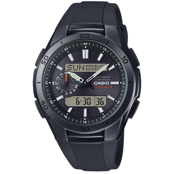 Casio Wave Ceptor WVA-M650 Series Solar Wrist Watch, all black