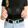 Buckle-Down Men's Reverse Flash Logo Black/Silver Etching Bi-Fold Wallet, Default Size