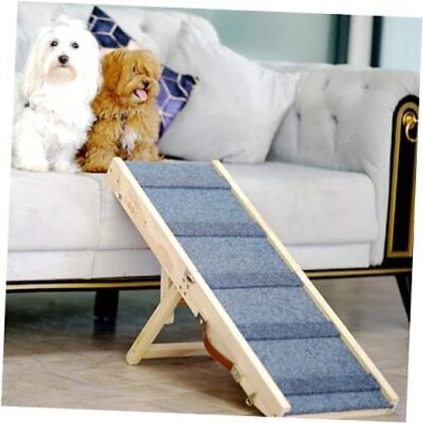 UMHUWOOD Dog Ramp for Couch Bed Car is Portable, Foldable, Non-SLİP, Safe.