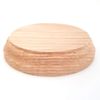 Solid Oak Round Base 100 x 20 mm / 4 x ¾ inch