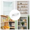 sourcing map 6 Pcs Shelf Support Peg, Double Row Self Adhesive Bracket with Screw Holes