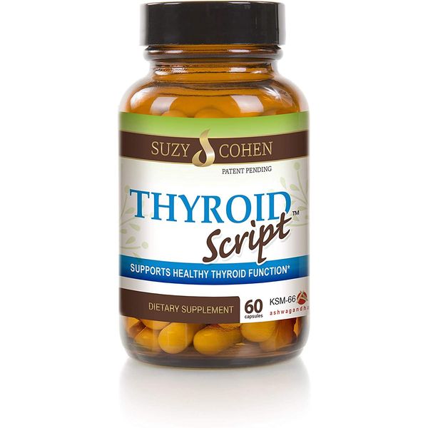 Thyroid Script by Suzy Cohen - Thyroid Support Supplement