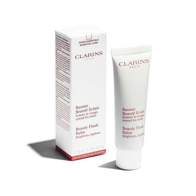 Clarins Beauty Flash Balm Brightens, Tightens 1.6 oz 50 ml Nib