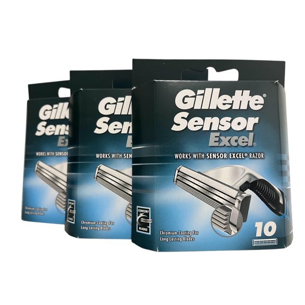 Gillette Sensor Excel – 30 Stück (3 x 10 Stück)