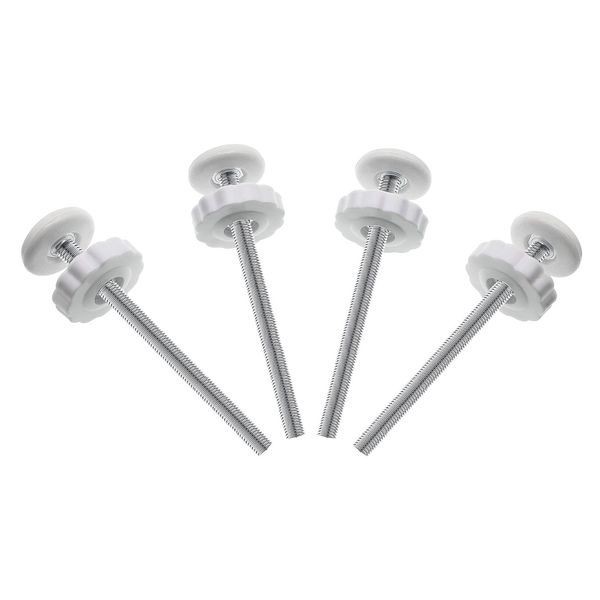 Baby Gate Parts 4 PCS Replacement 8MM Threaded Spindle Rod Hardware Kit for Pet