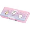 Compact Double Sided Pencil Case 2B 3 Piece Set, Pink, Pen Case Pink & Pencil