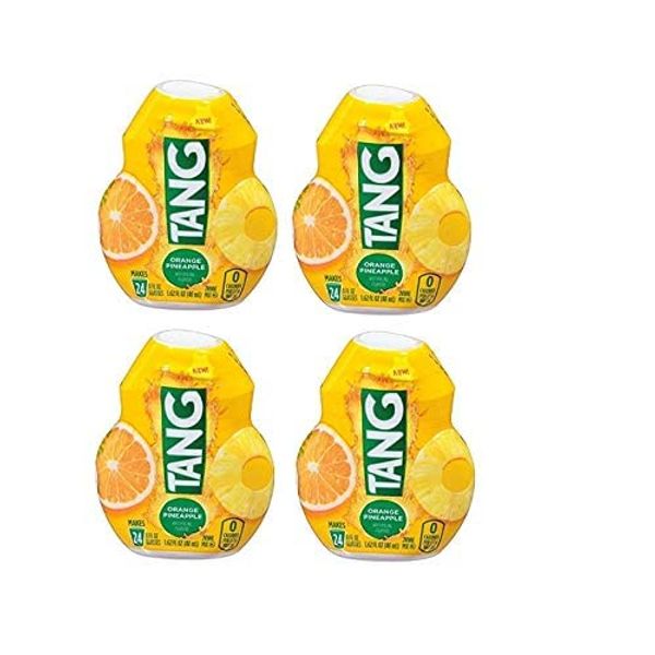 Tang, Liquid Drink Mix, 1.62oz Container (Pack of 4) (Choose Flavor) (Orange Pineapple)